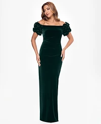 Xscape Women's Petite Sleeveless Maxi Dress