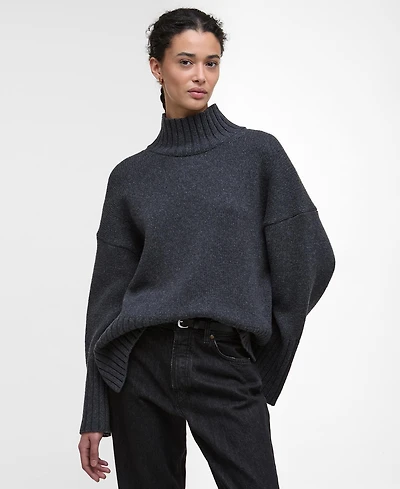 Barbour Women's Funnel Neck Knit Jumper
