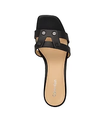 Calvin Klein Women's Andrae Slip-On Block Heel Sandals