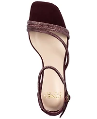 Jones New York Women's Ealton Block Heel Embellished Evening Sandals