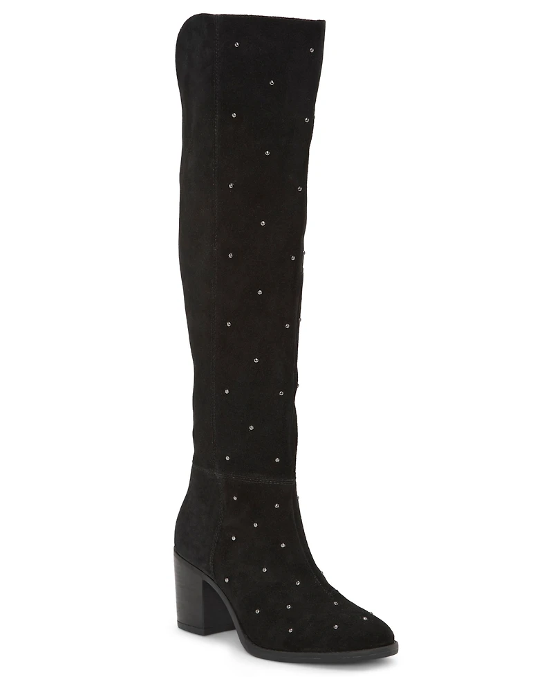 Lucky Brand Women's Borah Studded Over-the-Knee Dress Boots