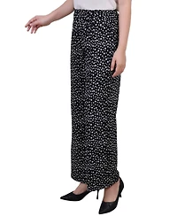 Ny Collection Petite Cropped Pull On Pants