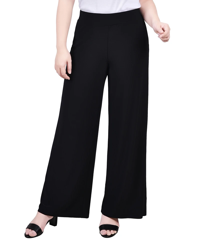 Ny Collection Petite Pull On Palazzo Pants