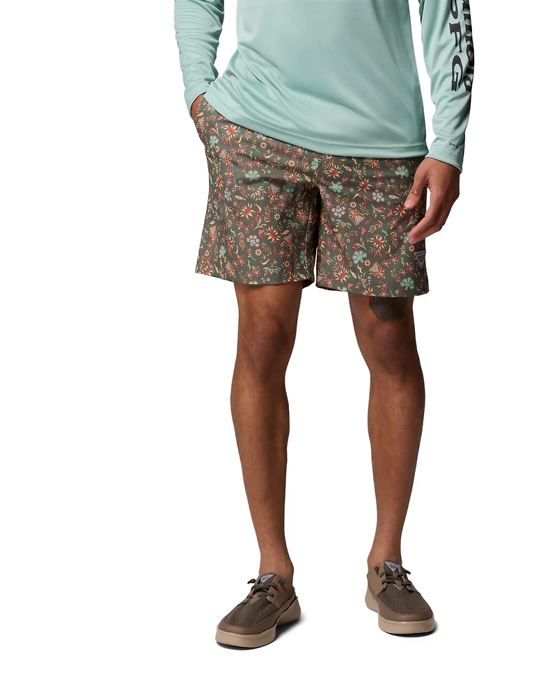 Columbia Men's Performance Fishing Gear Rambler Printed Water Shorts