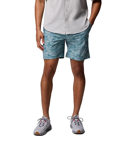 Columbia Men's Performance Fishing Gear Rambler Printed Water Shorts