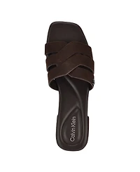 Calvin Klein Women's Tisha Slip-On Flat Sandals