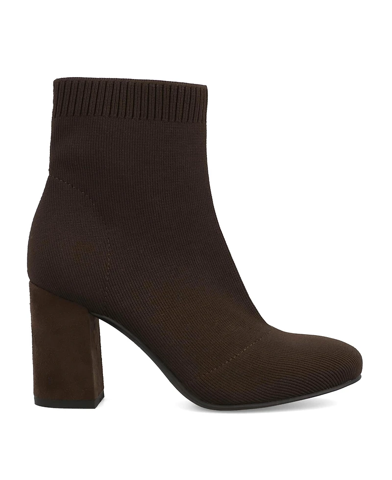 Mia Women's Erika Stacked Heel Booties