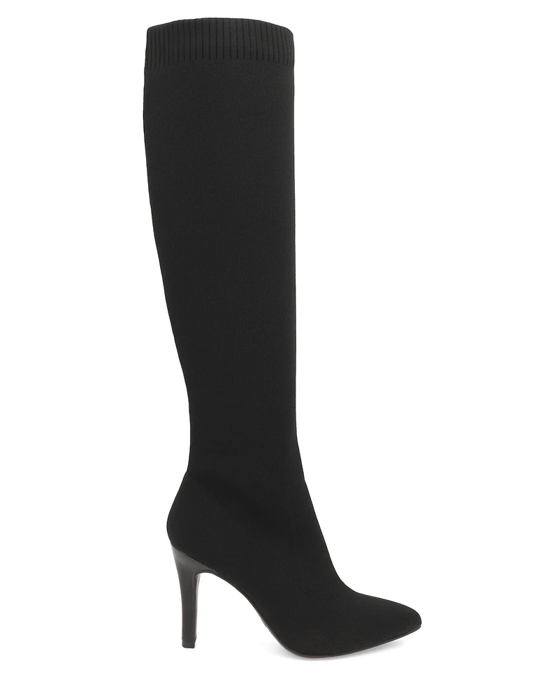 Mia Women's Arisa Stiletto Heel Pointed Toe Tall Boots