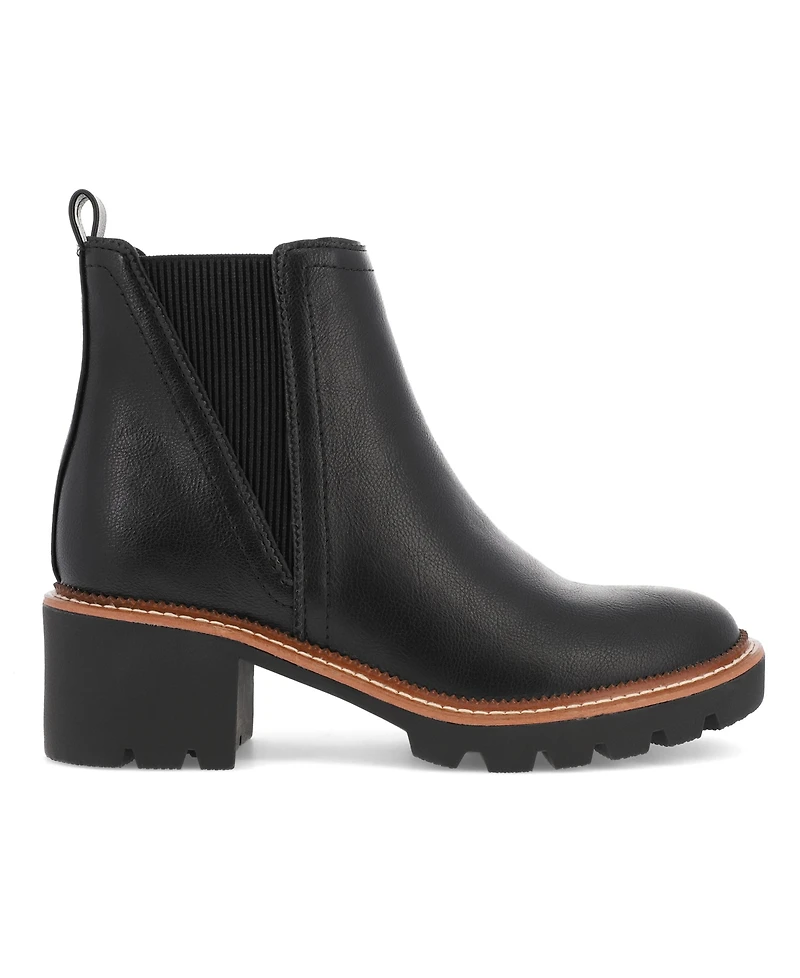 Mia Women's Paula Chelsea Stacked Heel Booties