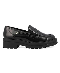 Mia Women's Yoani Round Toe Lug Sole Loafers