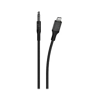 Scosche Braided Apple Lightning to 3.5mm Aux Cable 4ft-Gray