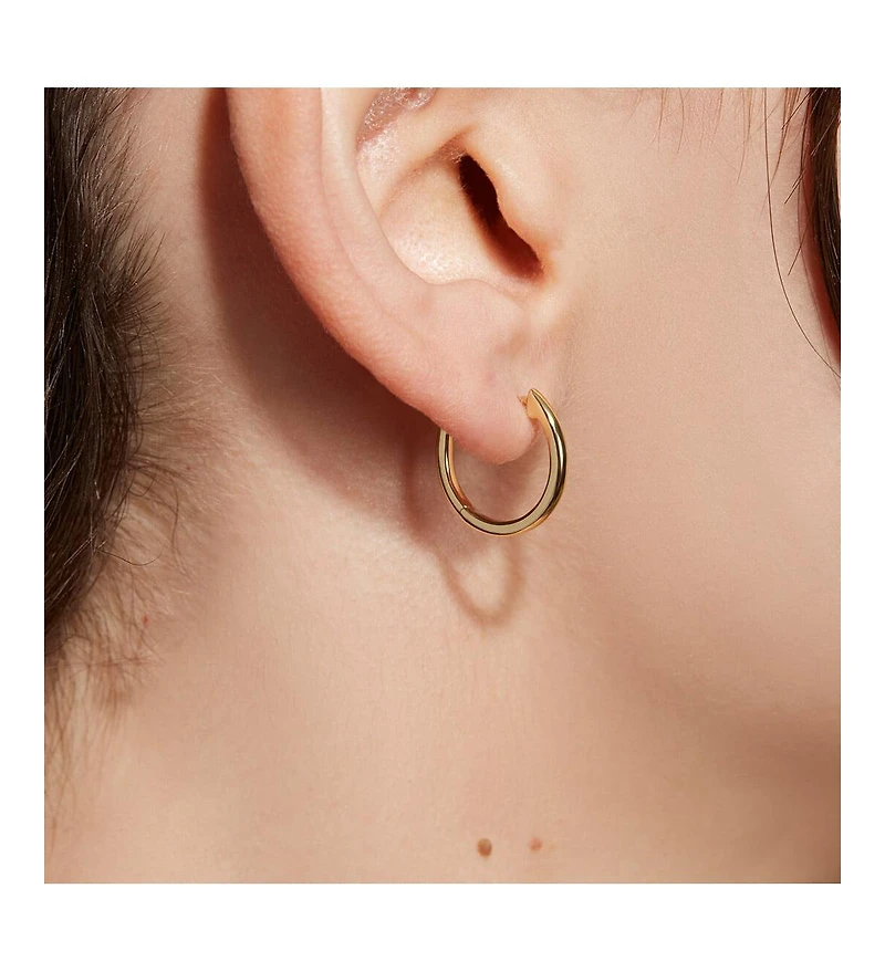 Ana Luisa Small Slim Endless Hoops - Lo Small
