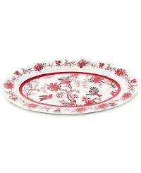 MacKenzie-Childs Cardinal Toile Porcelain Oval Platter