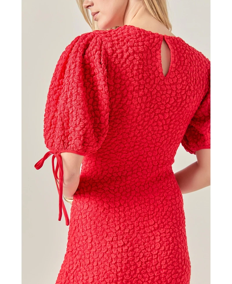English Factory Women's Smocked Midi Dress