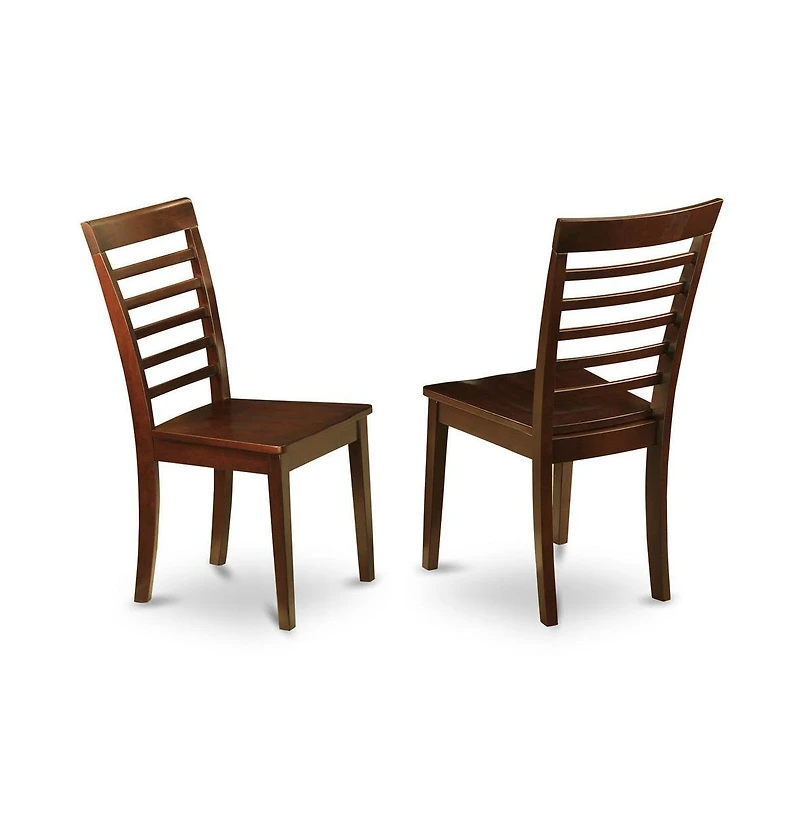 East West Furniture Dining Room Set Mahogany