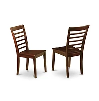 East West Furniture Dining Room Set Mahogany