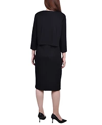 Ny Collection Petite Two Piece Dress Set