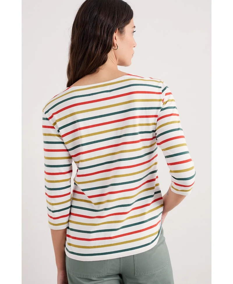 Seasalt Cornwall Women's Sailor Quarter Sleeve Top