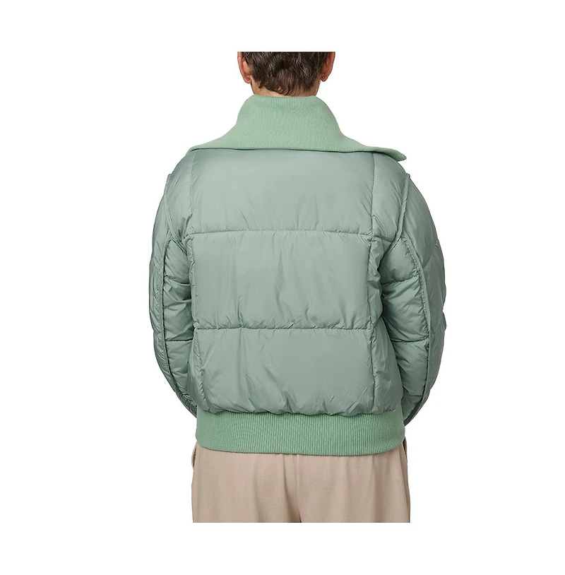 Bernardo Women's Bomber with Rib Knit Trim