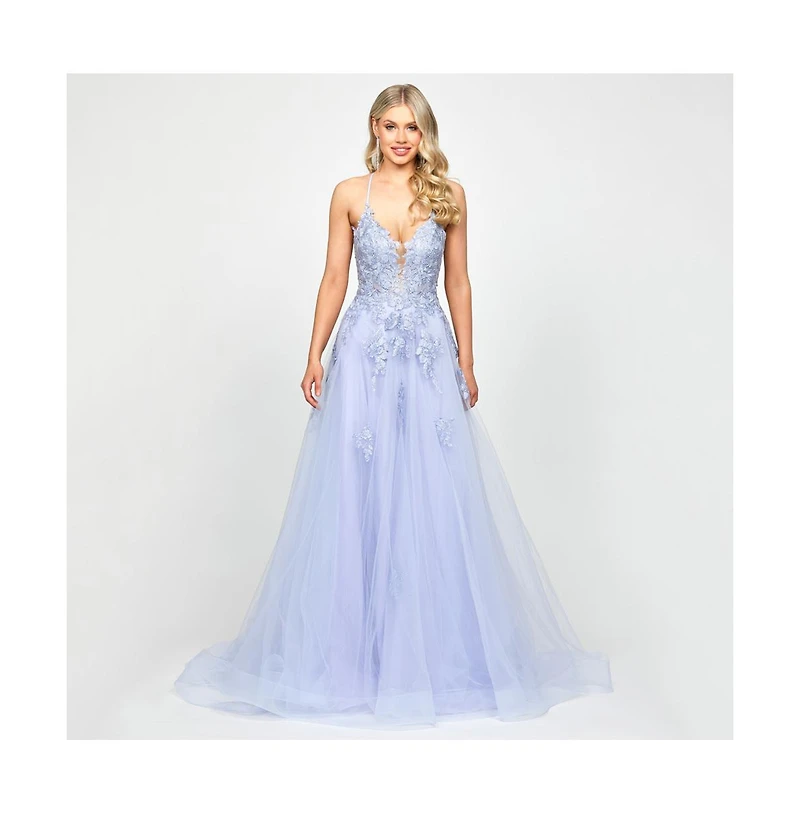 Bariano Women's Rosalee Embellished Ball Gown