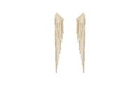 Jessica Simpson Gold Fringe Waterfall Earrings