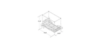 Sturdy Metal Canopy Bed Frame with Strong Support for Queen or King Mattress