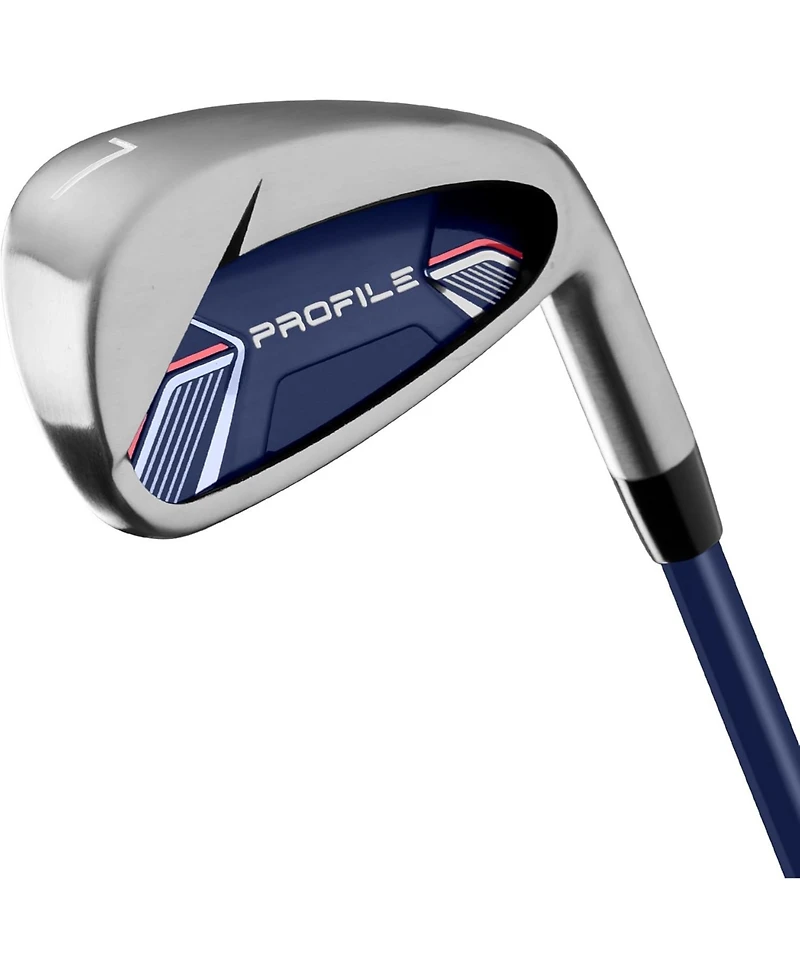 Wilson Profile 11 Piece Womens Right Hand Complete Golf Set with Cart Bag - Petite / Ladies / Nvy/Rs Gld/Grey