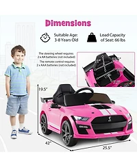 Akiudex 12V Licensed Ford Kids Ride On Car with Remote Control and Music