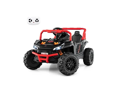 Akiudex 12V Kids Ride-On Utv with Remote Control and Music Player