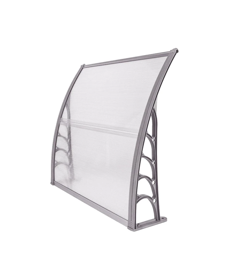 Costway 40''x 40'' Window Awning Door Canopy Outdoor Front Door