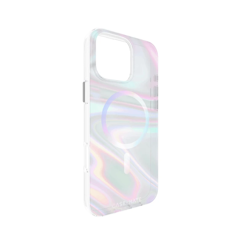 Case-Mate Soap Bubble MagSafe Case for Apple iPhone 16 Pro Max-Multi-Color