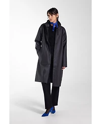 Stutterheim Women's Stockholm Hooded Long Raincoat