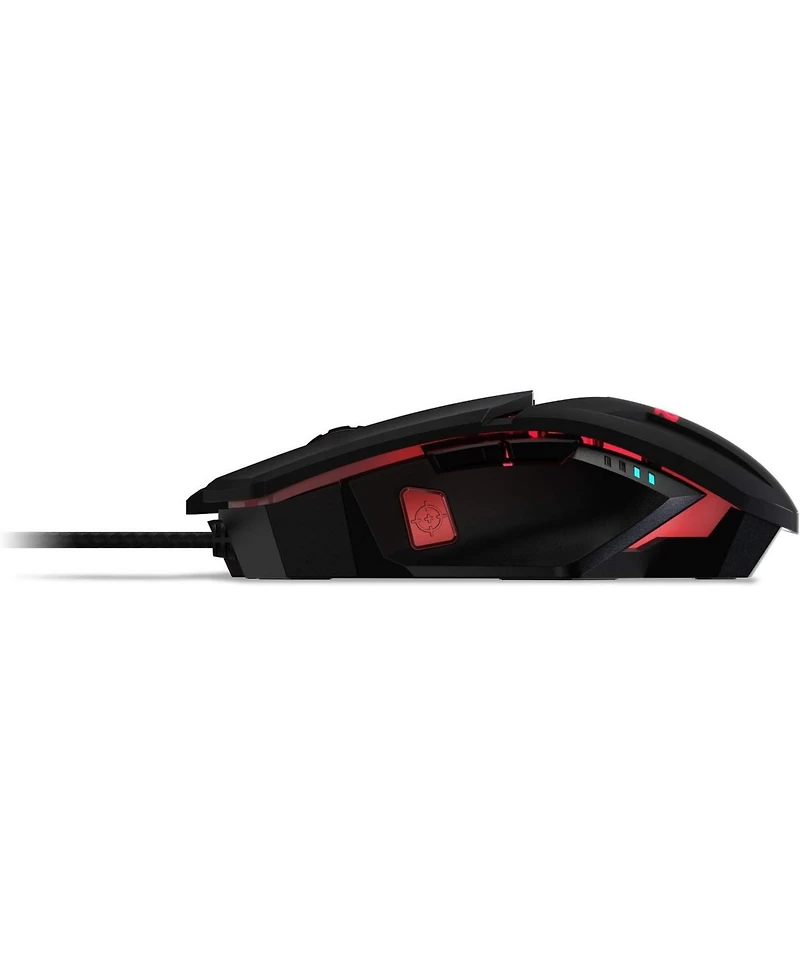 Acer Nitro Gaming Mouse | Customizable Weight | 8 Buttons | 6 Adjustable Dpi Lighting | Up to 4000 Dpi