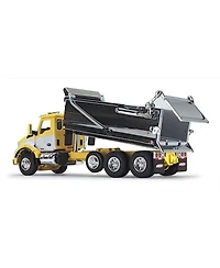 First Gear Dcp 1/64 Yellow, White & Chrome Kenworth T880 Rogue Dump
