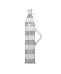 Sunnylife Compact Beach Umbrella: La Palma Sage Stripe
