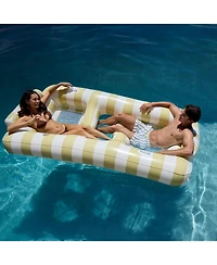 Sunnylife Luxe Twin Hammock Float: Casa Sand Stripe