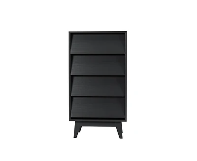 Casainc Storage Cabinet with Drawer Double Dresser Bevel Design