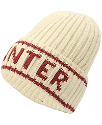 Hunter Metallic Rib Logo Cuff Beanie