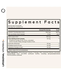 Codeage Liposomal Vitamin C Vitamins With Zinc, Elderberry, Citrus Bioflavonoids Ascorbic Acid, Quercetin & Rose Hips Fruit