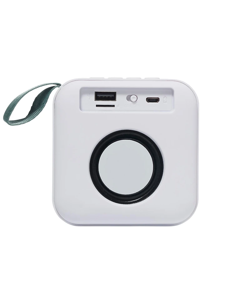 Sunnylife Portable Travel Speaker: Vacay Olive Stripe