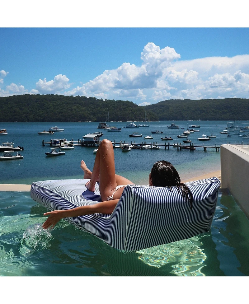 Sunnylife Luxe Lie-On Lounger: Le Weekend Navy
