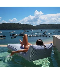 Sunnylife Luxe Lie-On Lounger: Le Weekend Navy