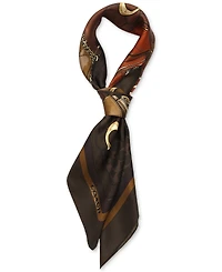 Coach Stacked Handbag Printed Silk Scarf