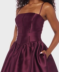Alex & Sophia Juniors' Sleeveless Short Dress