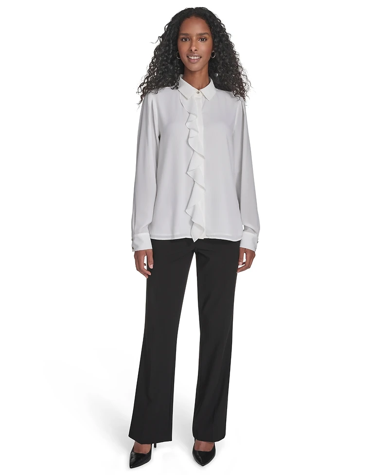 Calvin Klein Women's Long-Sleeve Blouse
