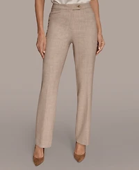 Donna Karan New York Women's Petites Straight Leg Pants, Regular & Petite