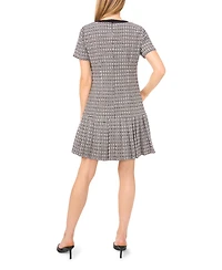 CeCe Women's Box Pleat Dress