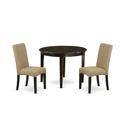 East West Furniture Dining Room Set Cappuccino