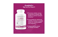 Theralogix, OvaNAD+ Egg Quality Support, Nicotinamide Riboside (Nr) & Pterostilbene Supplement, Supports Cellular Energy, Ovarian Function & Reproduct