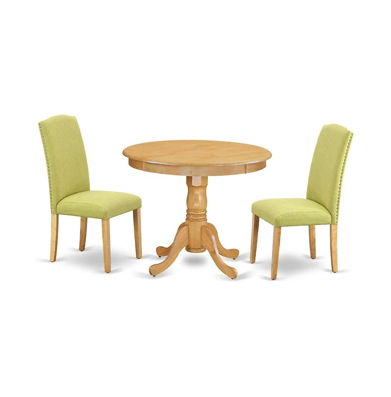 East West Furniture Dining Room Set Oak